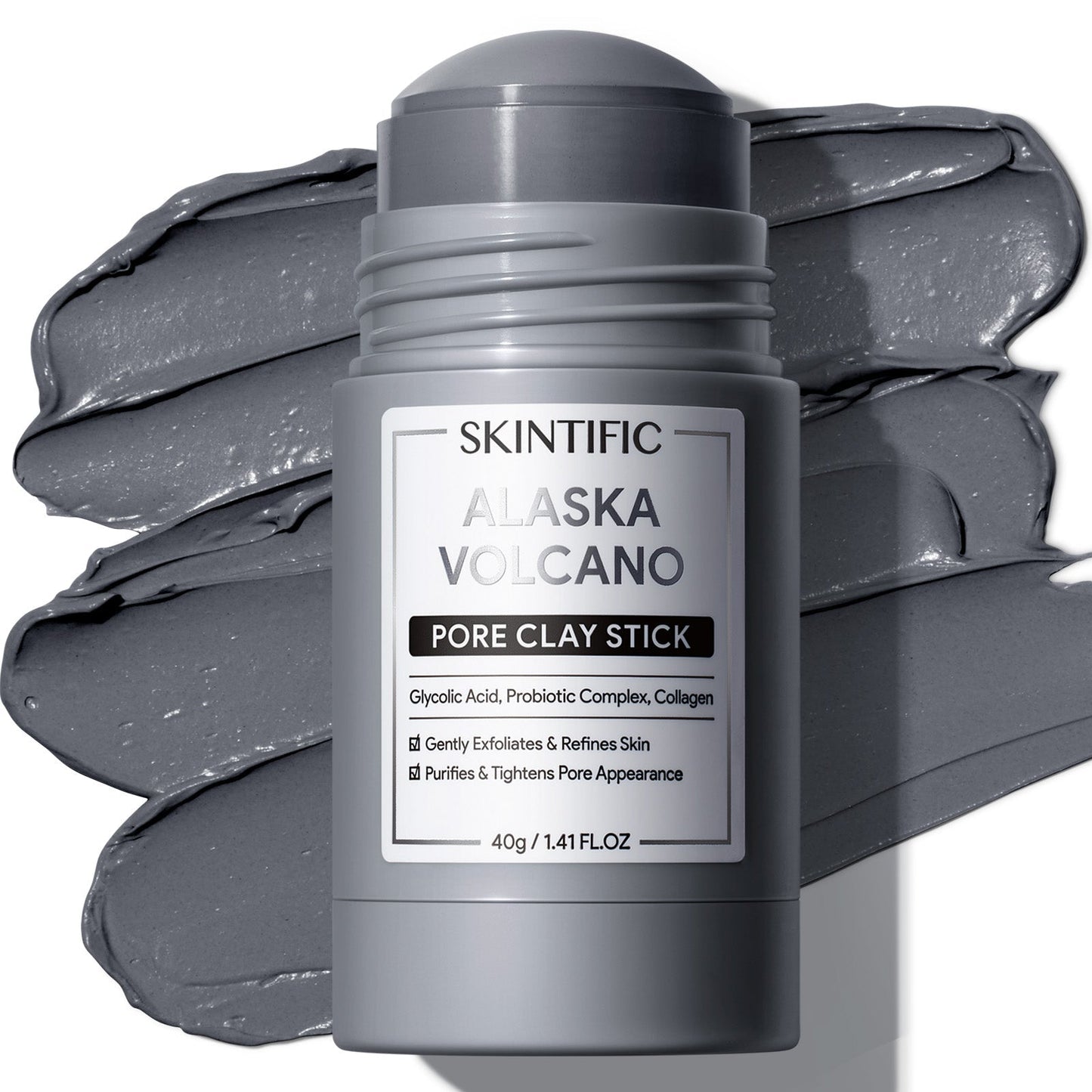 Alaska Volcano Pore Clay Stick
