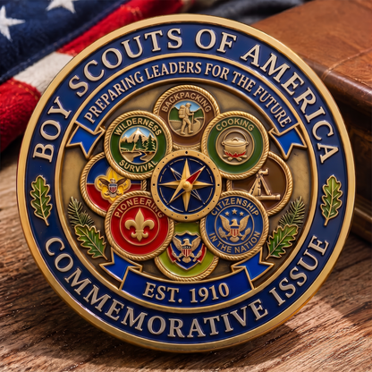 🇺🇸 Last Day Promo: 49% OFF 🎖️ - BSA 250th Anniversary Commemorative Challenge Coin⚜️