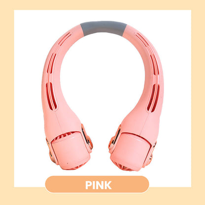 🥳2026 HOT SALE🥳💨 50% OFF!🍃 Neck Air Conditioner Fan – Ultra‑quiet, 360° rotating, 3 speeds. Hands‑free cooling, long battery. Summer essential! 😎🌬️